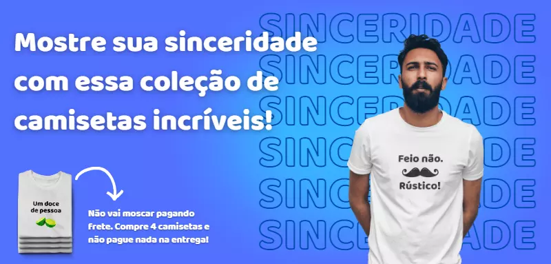 Camisetas - Coleção Frases